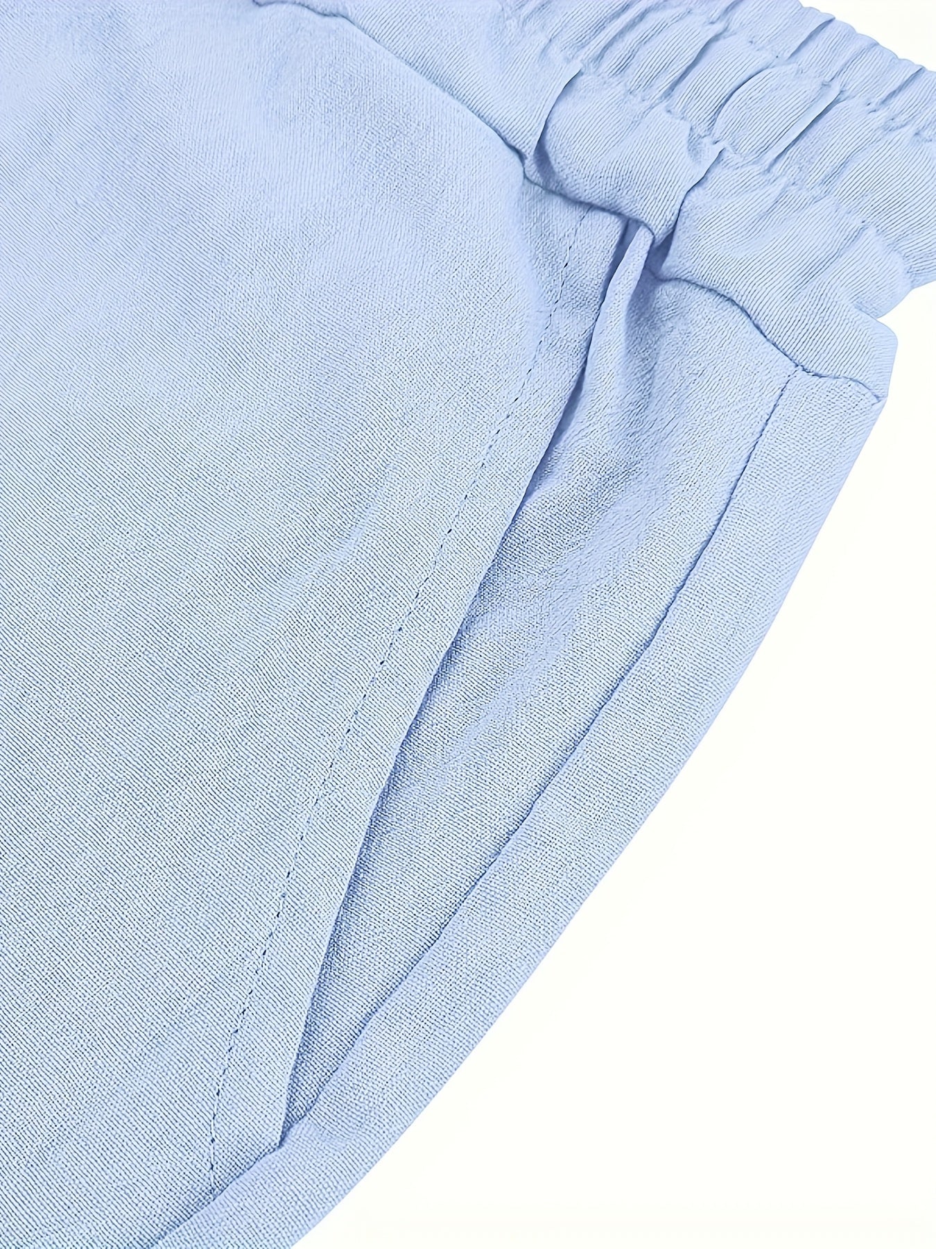 Cool Summer Men's Loose Casual Linen Breathable Set