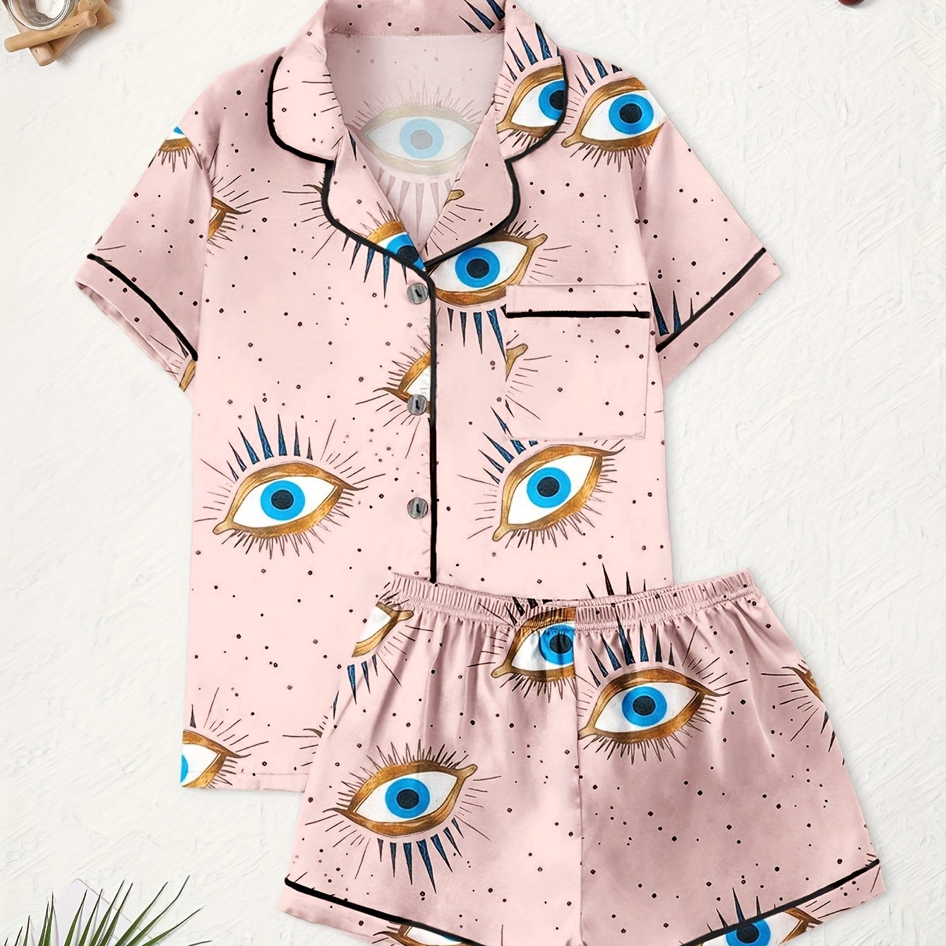 Evil Eye Shorts Set