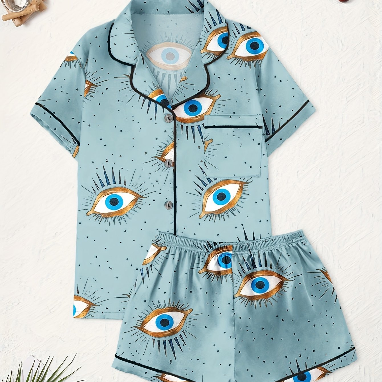 Evil Eye Shorts Set
