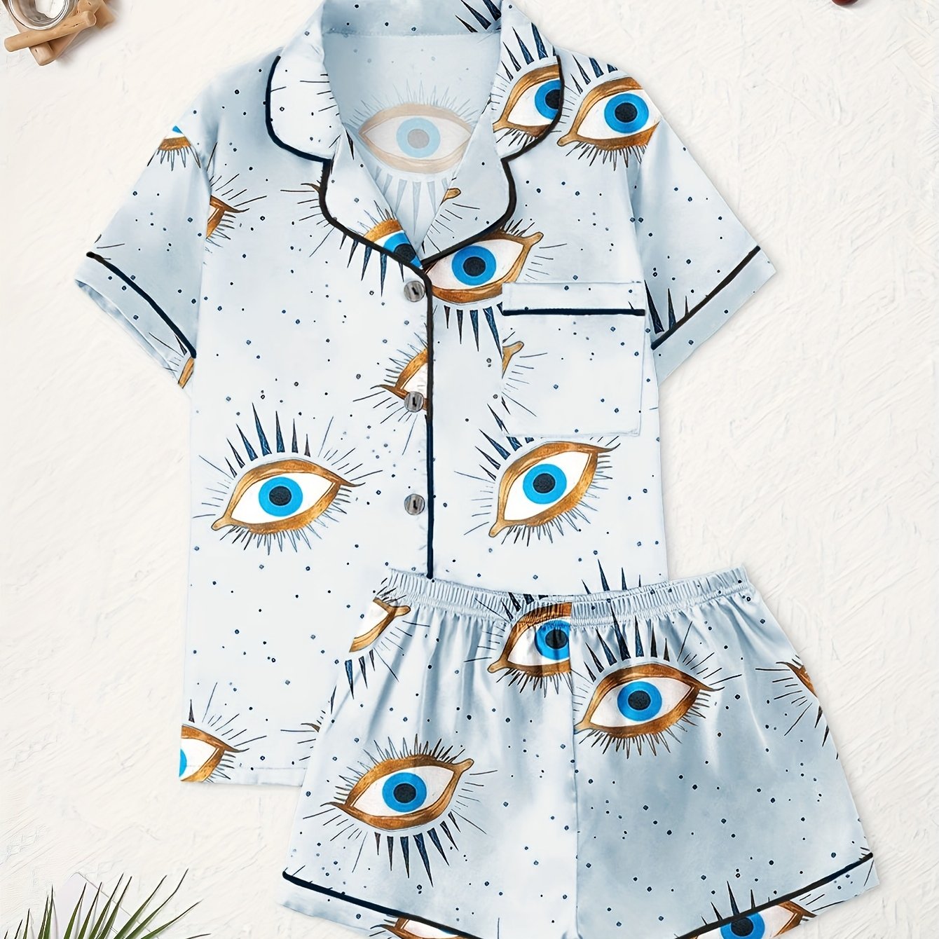 Evil Eye Shorts Set