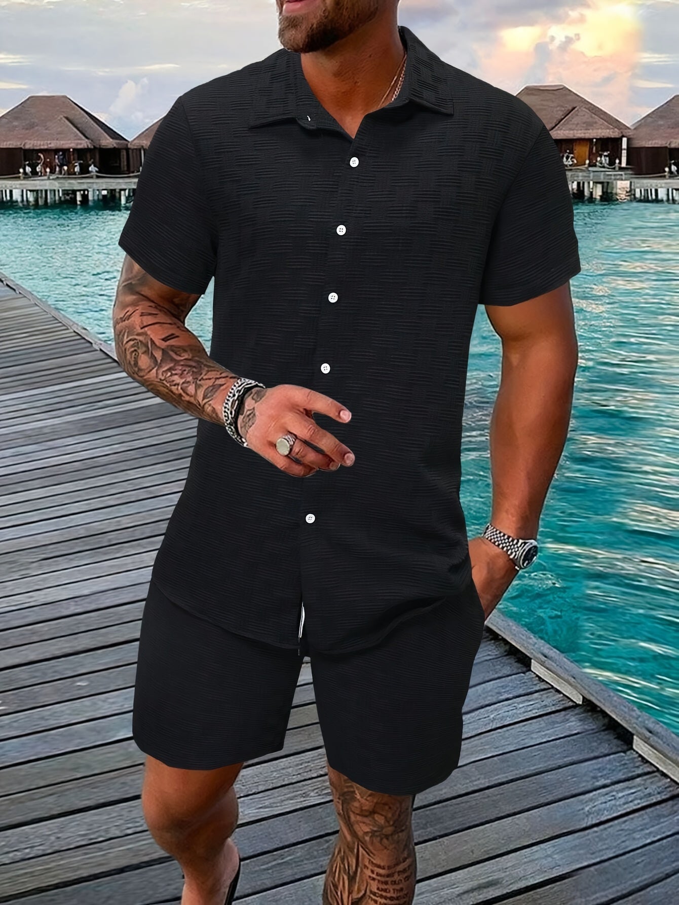 Lightweight | Breathable Summer Beach Shorts Set