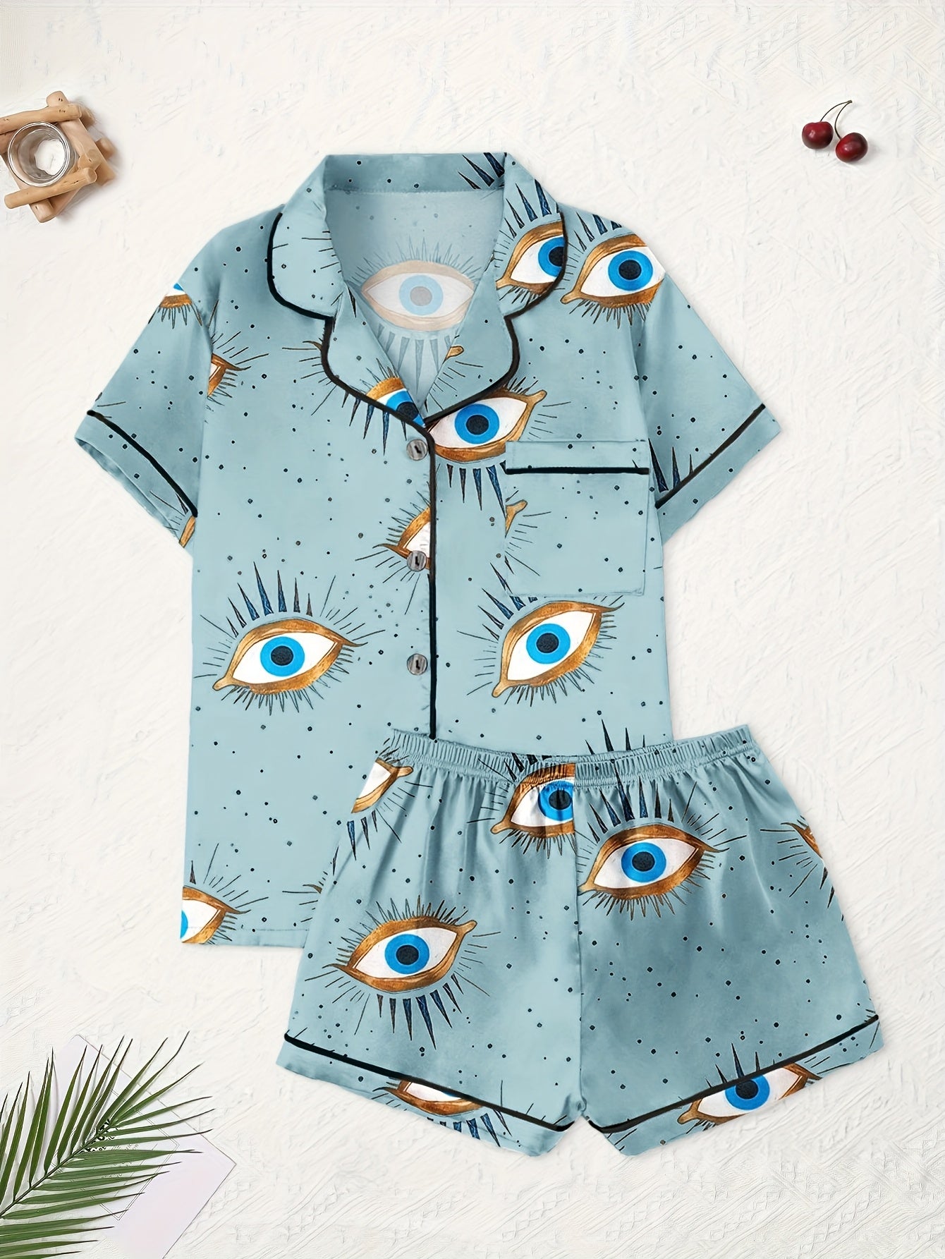 Evil Eye Shorts Set
