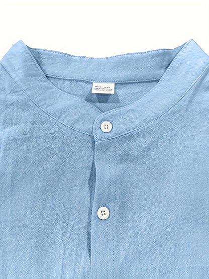 Cool Summer Men's Loose Casual Linen Breathable Set