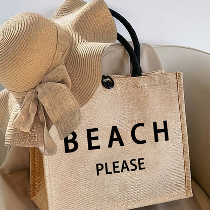 Elegant beach bag ( 3 Pcs) + Hat + Small bag
