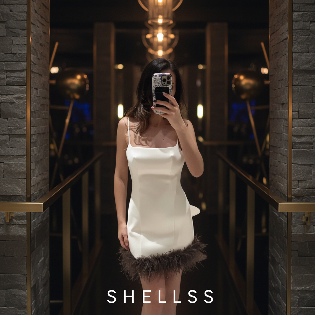 Offwhite Zara vibes with feathers