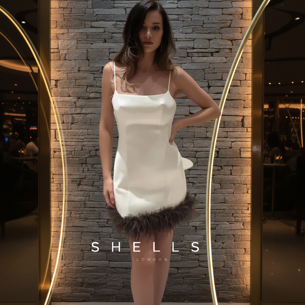 Offwhite Zara vibes with feathers