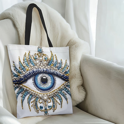 Stylish Evil Eye Pattern Handbag