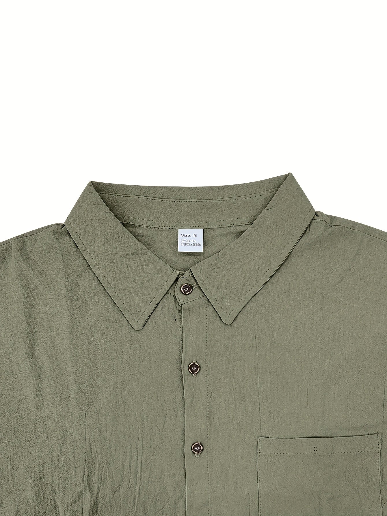 Summer Linen Shirt & Shorts Set Breathable