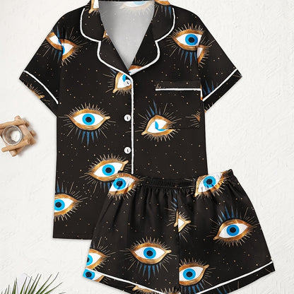 Evil Eye Shorts Set