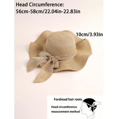 Elegant beach bag ( 3 Pcs) + Hat + Small bag