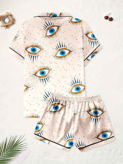 Evil Eye Shorts Set