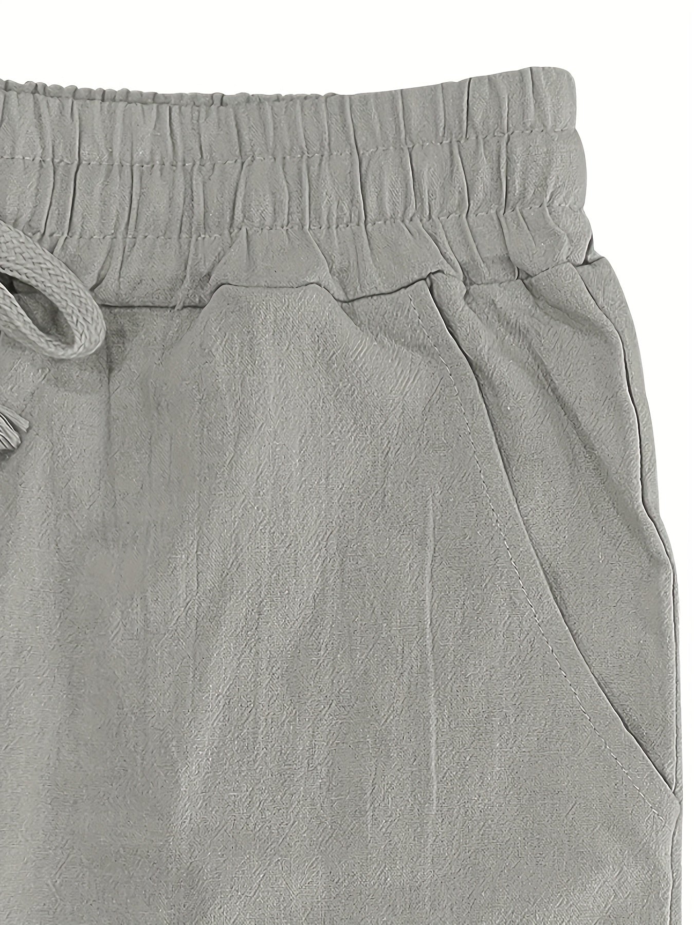 Summer Linen Shirt & Shorts Set Breathable