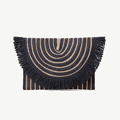 Straw Bag Beach Clutch