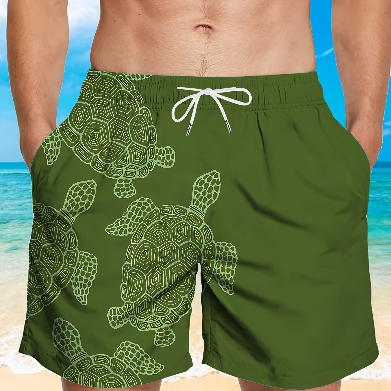 Cool Wind Men's Beach Shorts