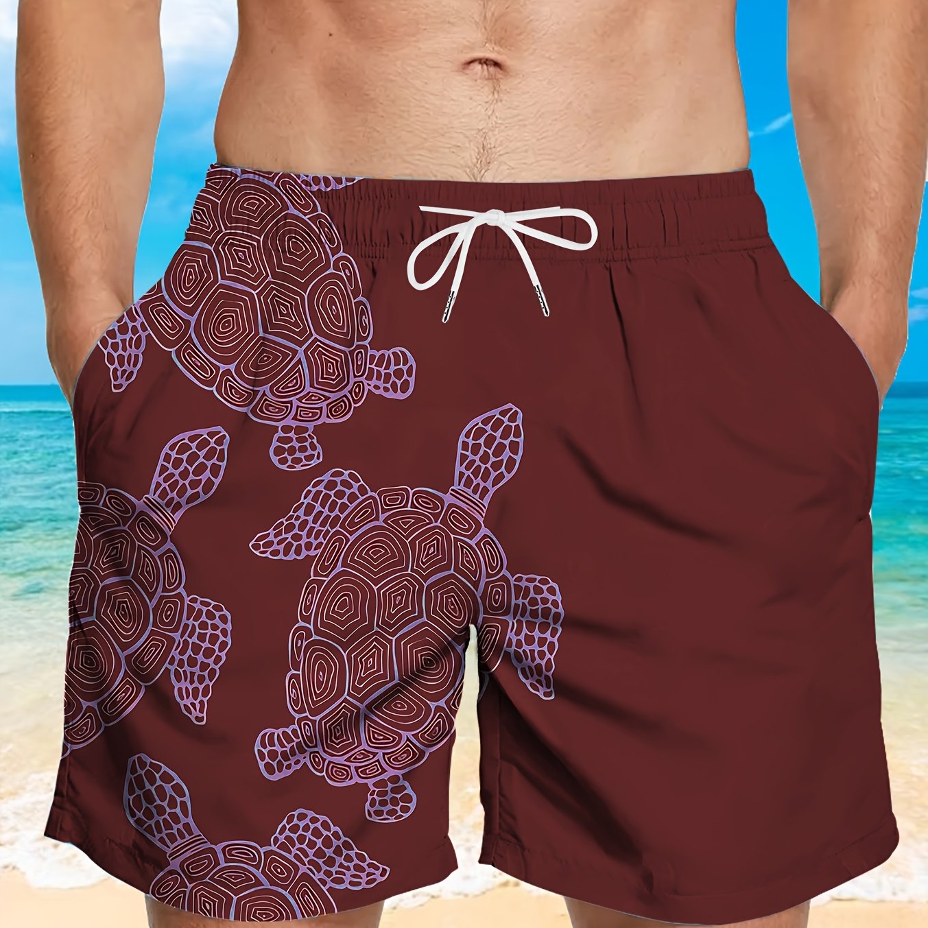 Cool Wind Men's Beach Shorts
