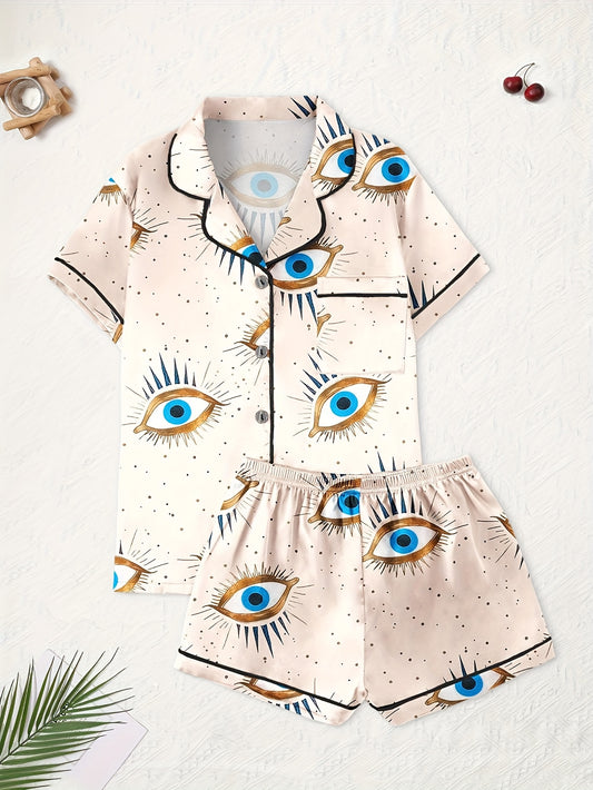 Evil Eye Shorts Set