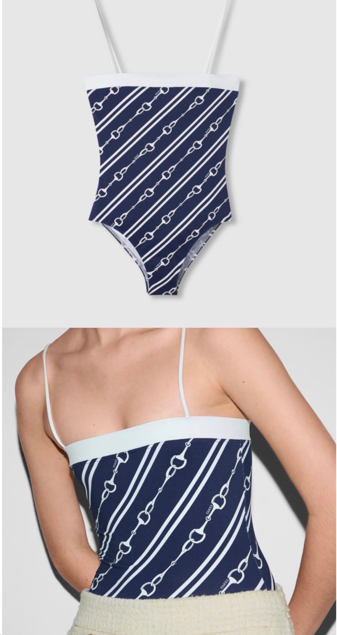 Navy blue swim suit
