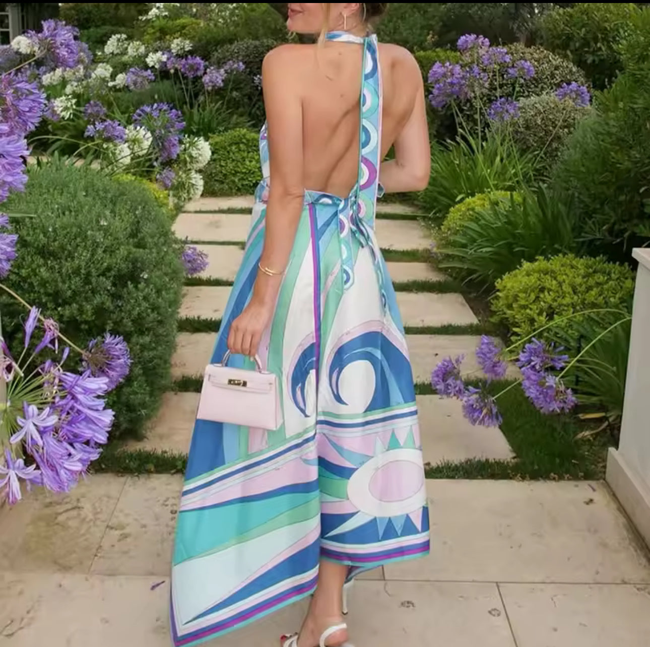 Backless Off Shoulder Vest Set