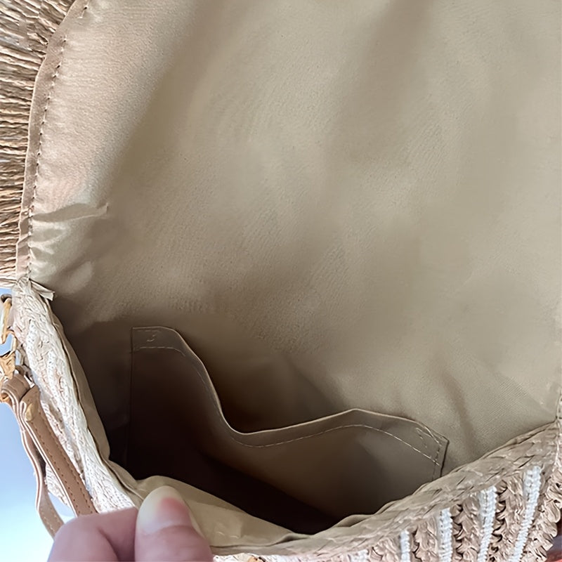 Straw Bag Beach Clutch