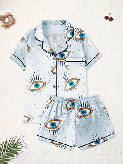 Evil Eye Shorts Set