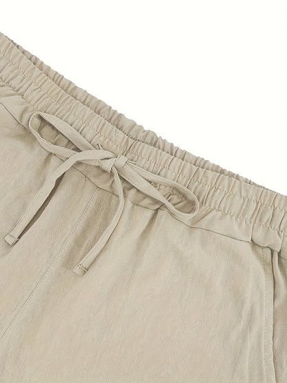 Cool Summer Men's Loose Casual Linen Breathable Set