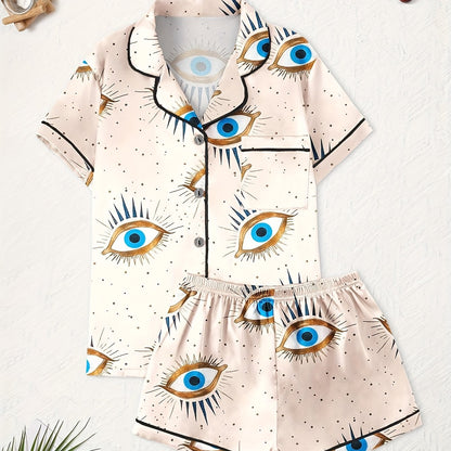 Evil Eye Shorts Set