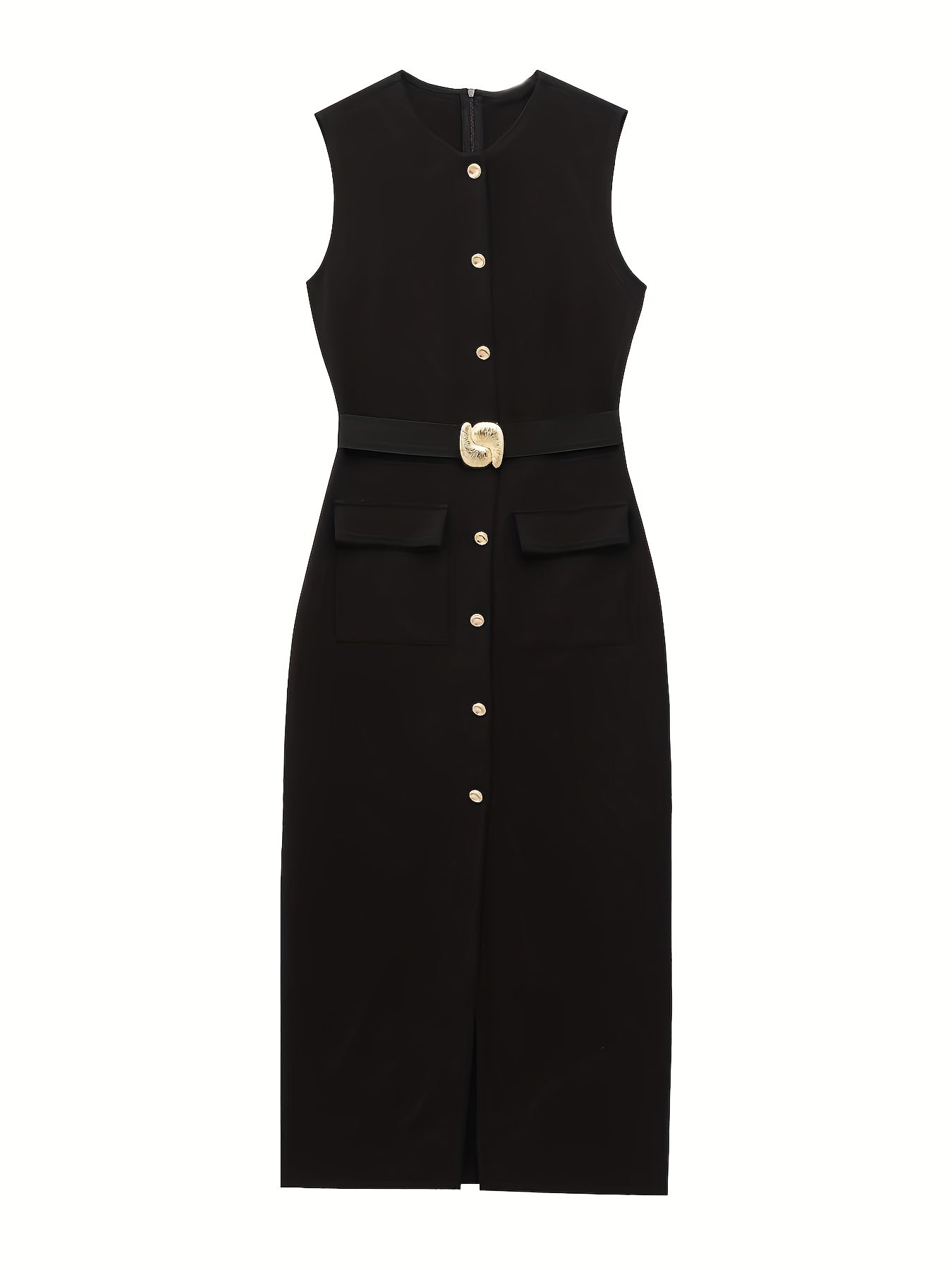 Elegant Waist Belt & Buttons