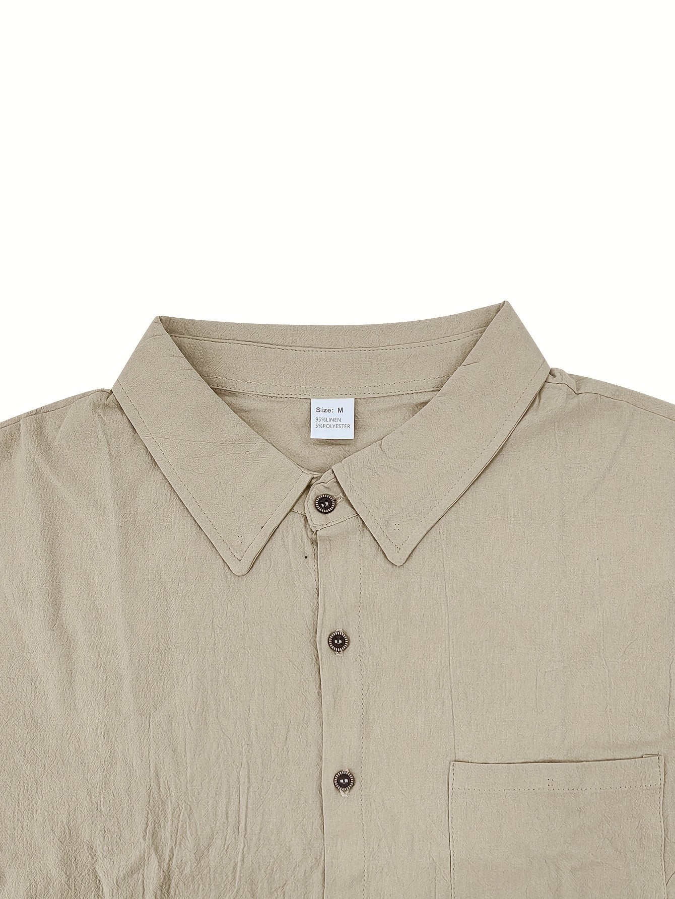 Summer Linen Shirt & Shorts Set Breathable