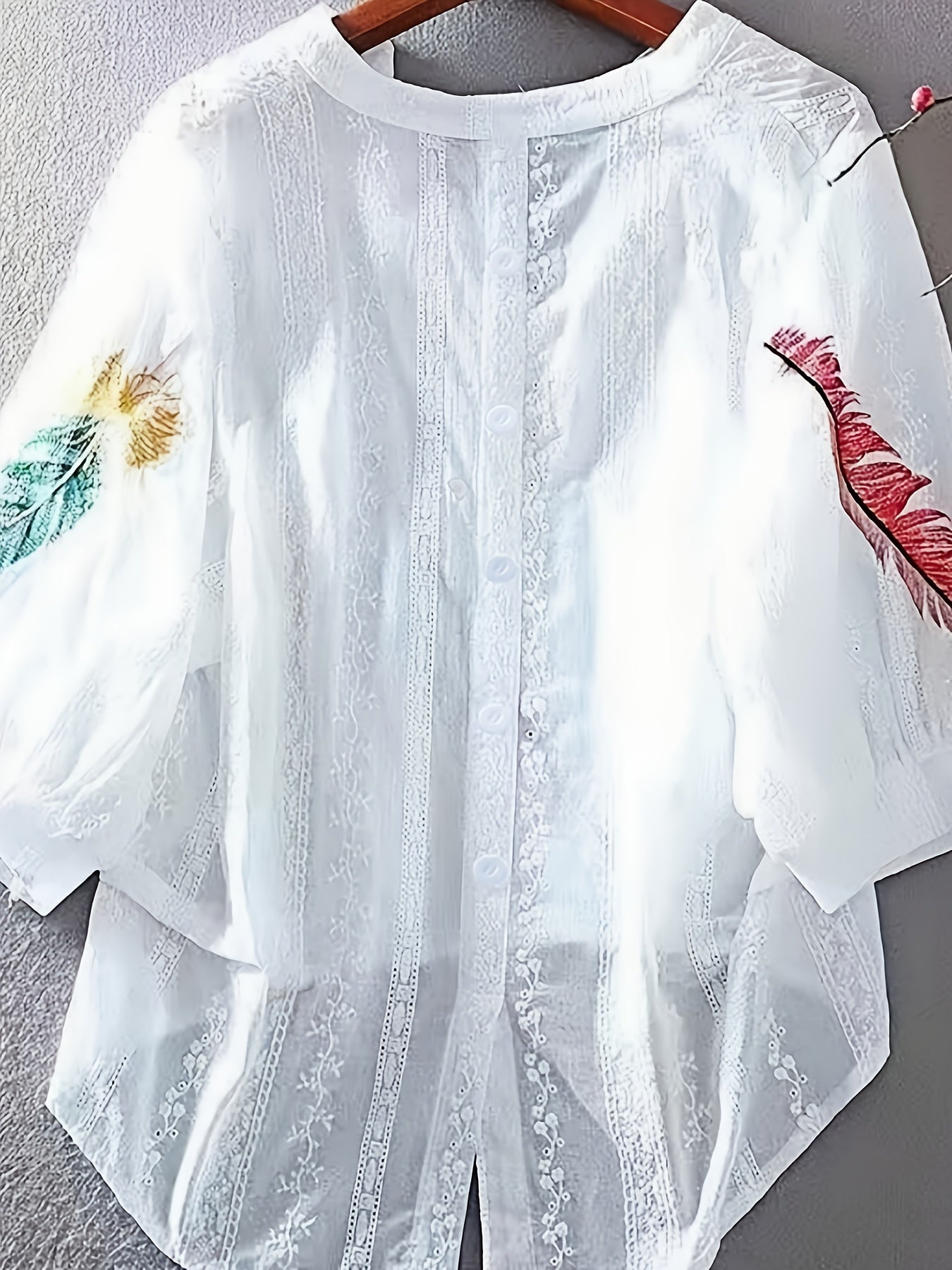 Summer Embroidered Blouse