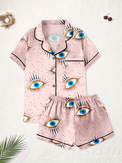 Evil Eye Shorts Set
