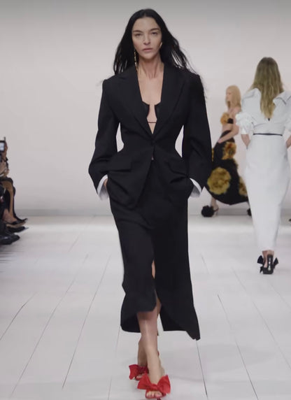 Celebrity Denim Zip dress