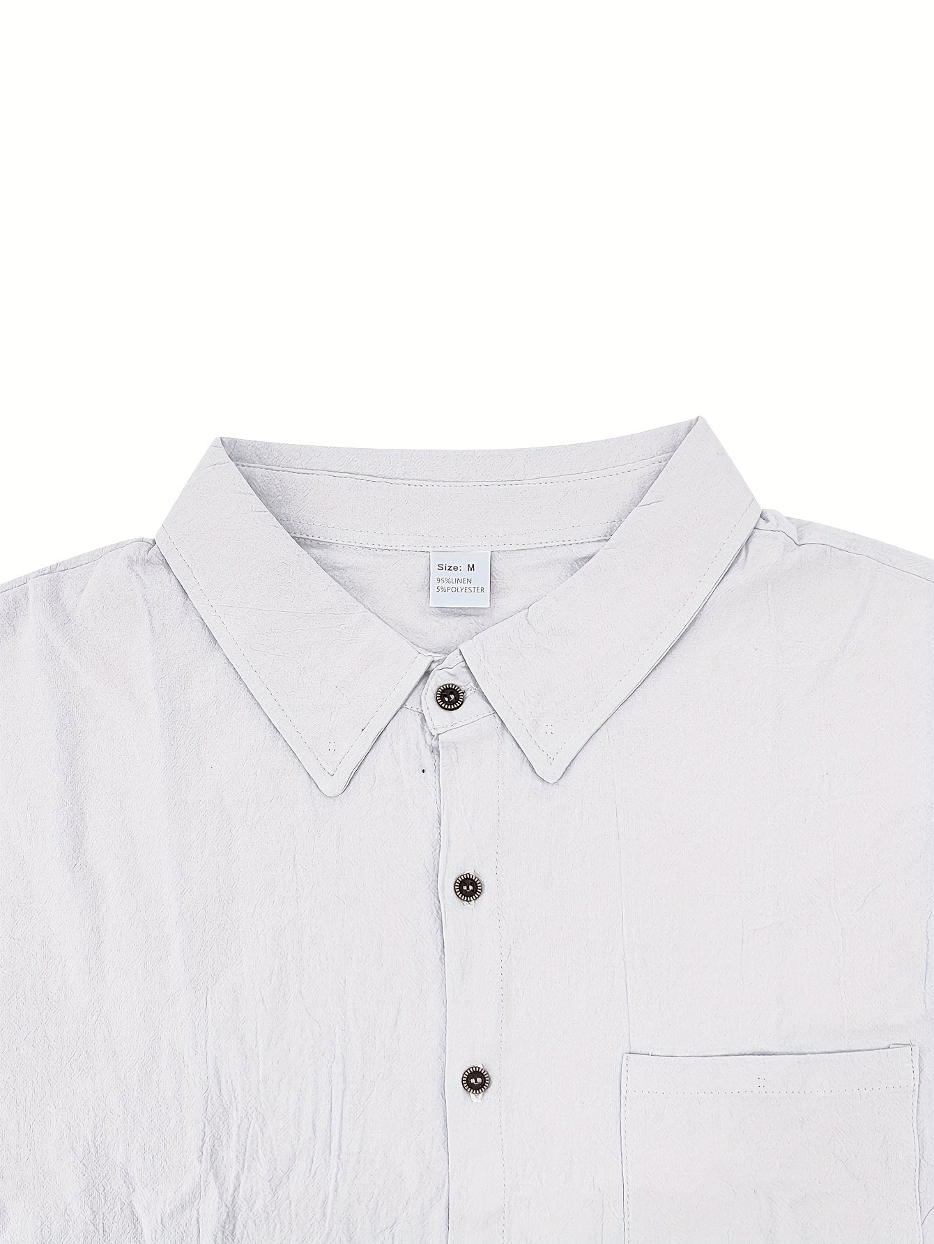 Summer Linen Shirt & Shorts Set Breathable