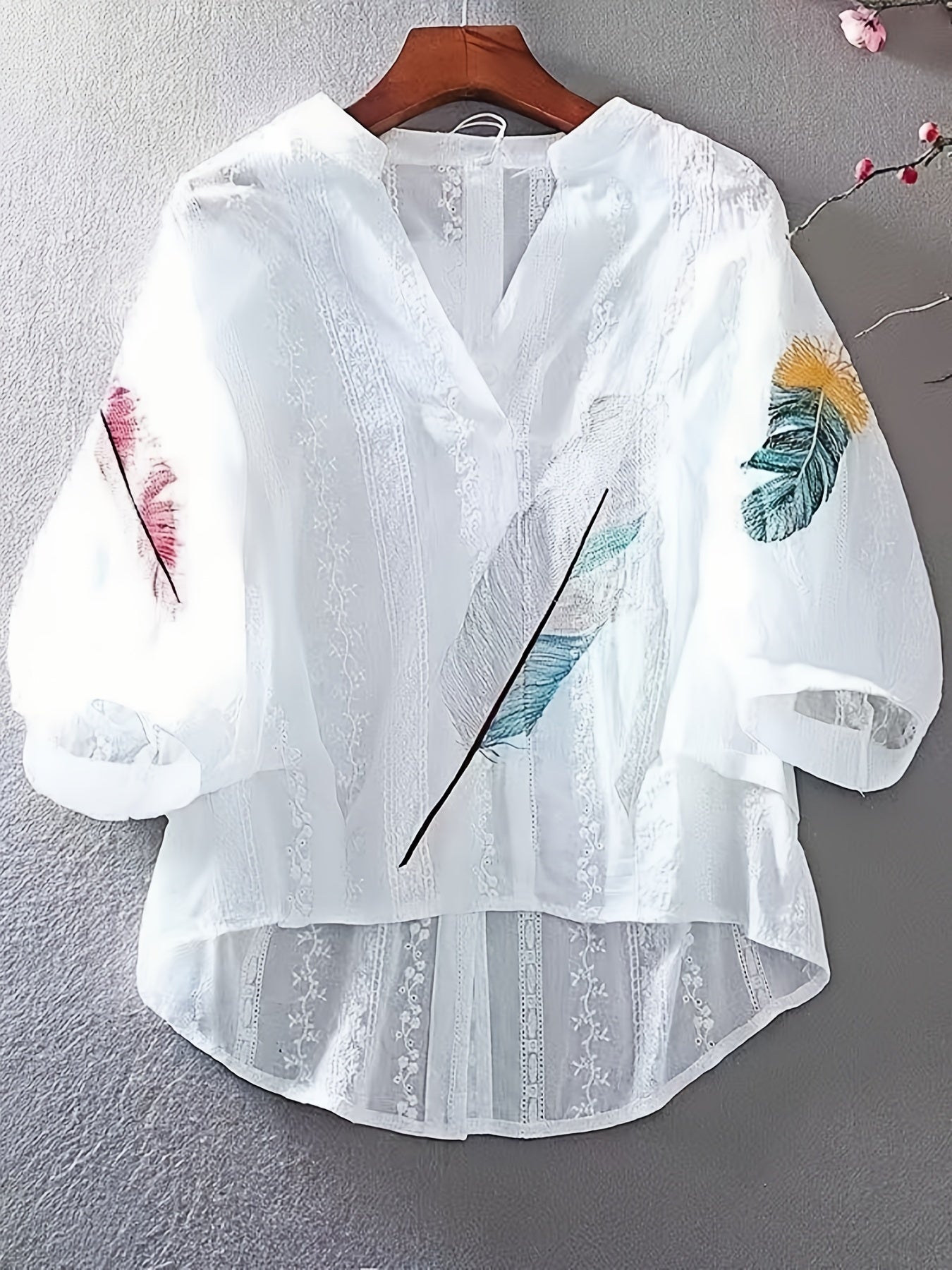 Summer Embroidered Blouse