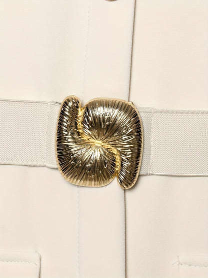 Elegant Waist Belt & Buttons