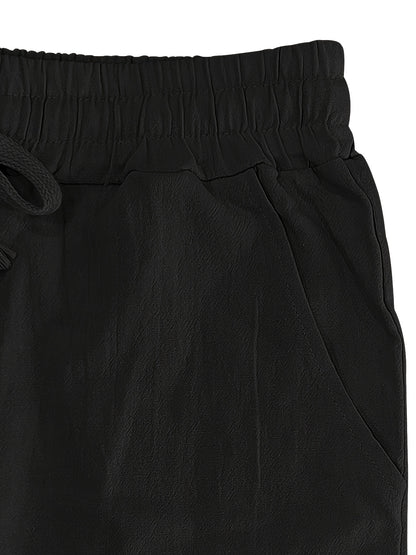 Summer Linen Shirt & Shorts Set Breathable