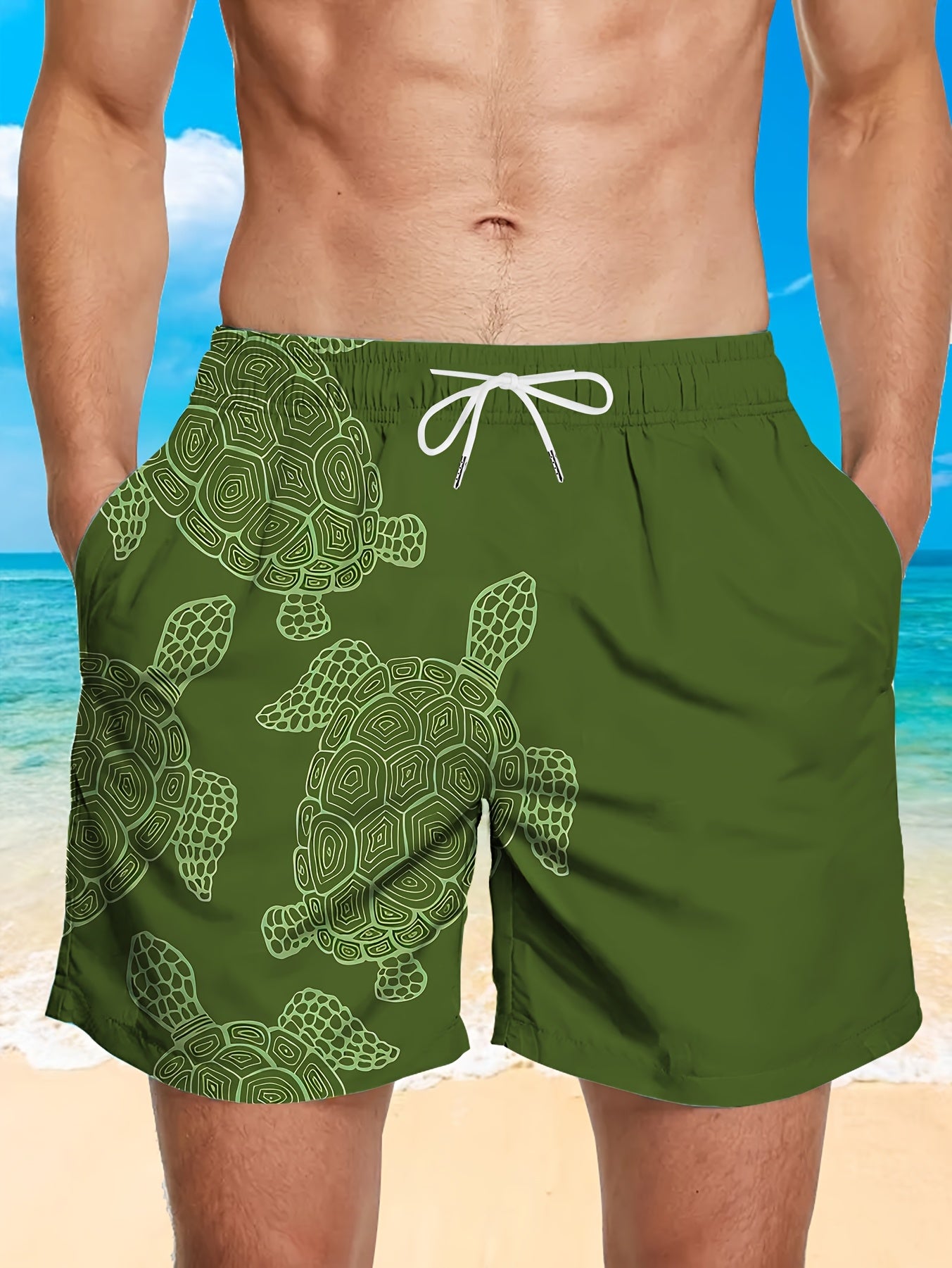 Cool Wind Men's Beach Shorts