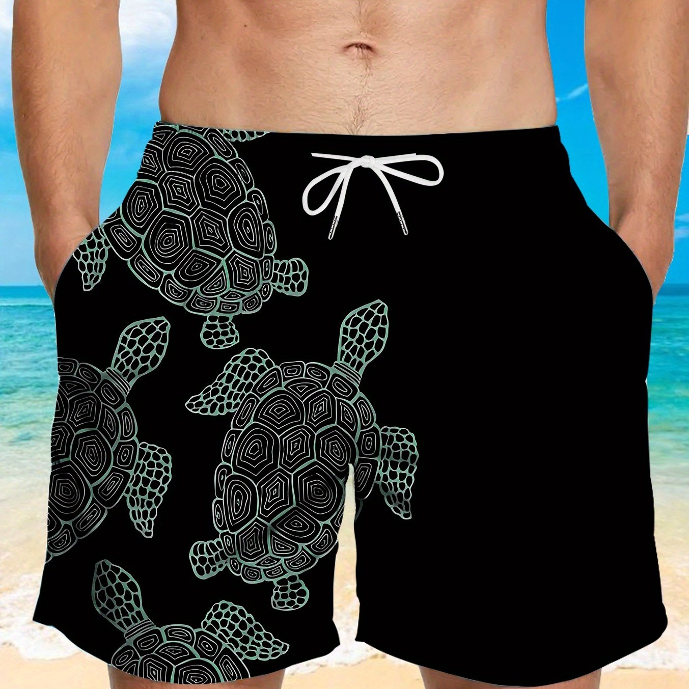 Cool Wind Men's Beach Shorts