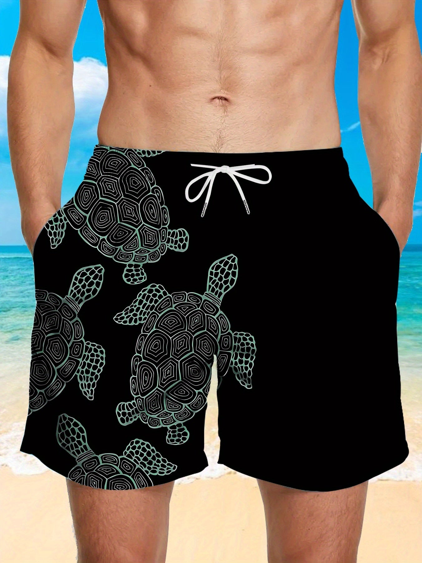 Cool Wind Men's Beach Shorts