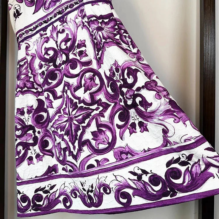 Purple Dolce ss25 dress