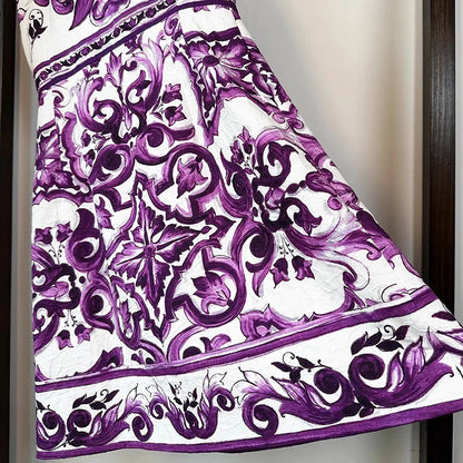 Purple Dolce ss25 dress
