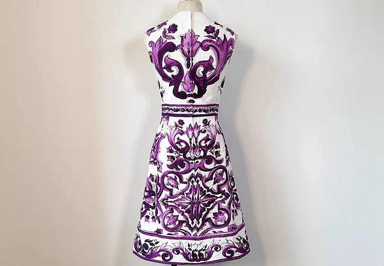 Purple Dolce ss25 dress