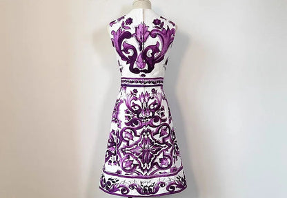 Purple Dolce ss25 dress