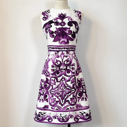 Purple Dolce ss25 dress