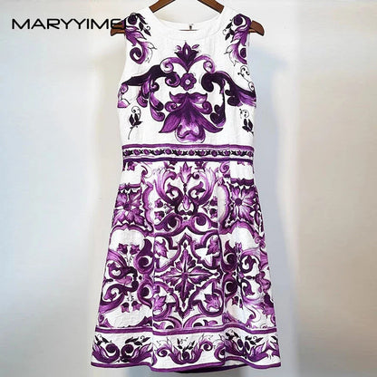 Purple Dolce ss25 dress