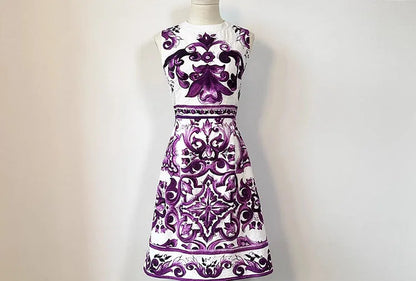 Purple Dolce ss25 dress