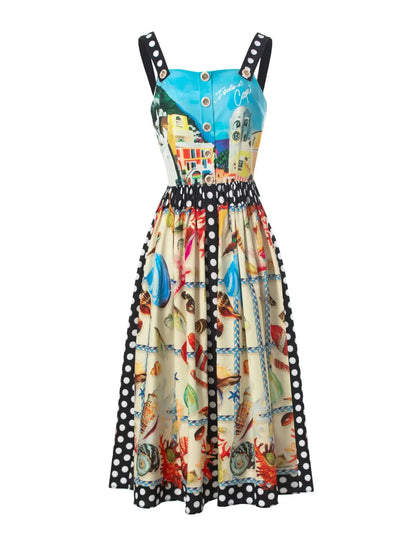 2025 Summer Print Dress