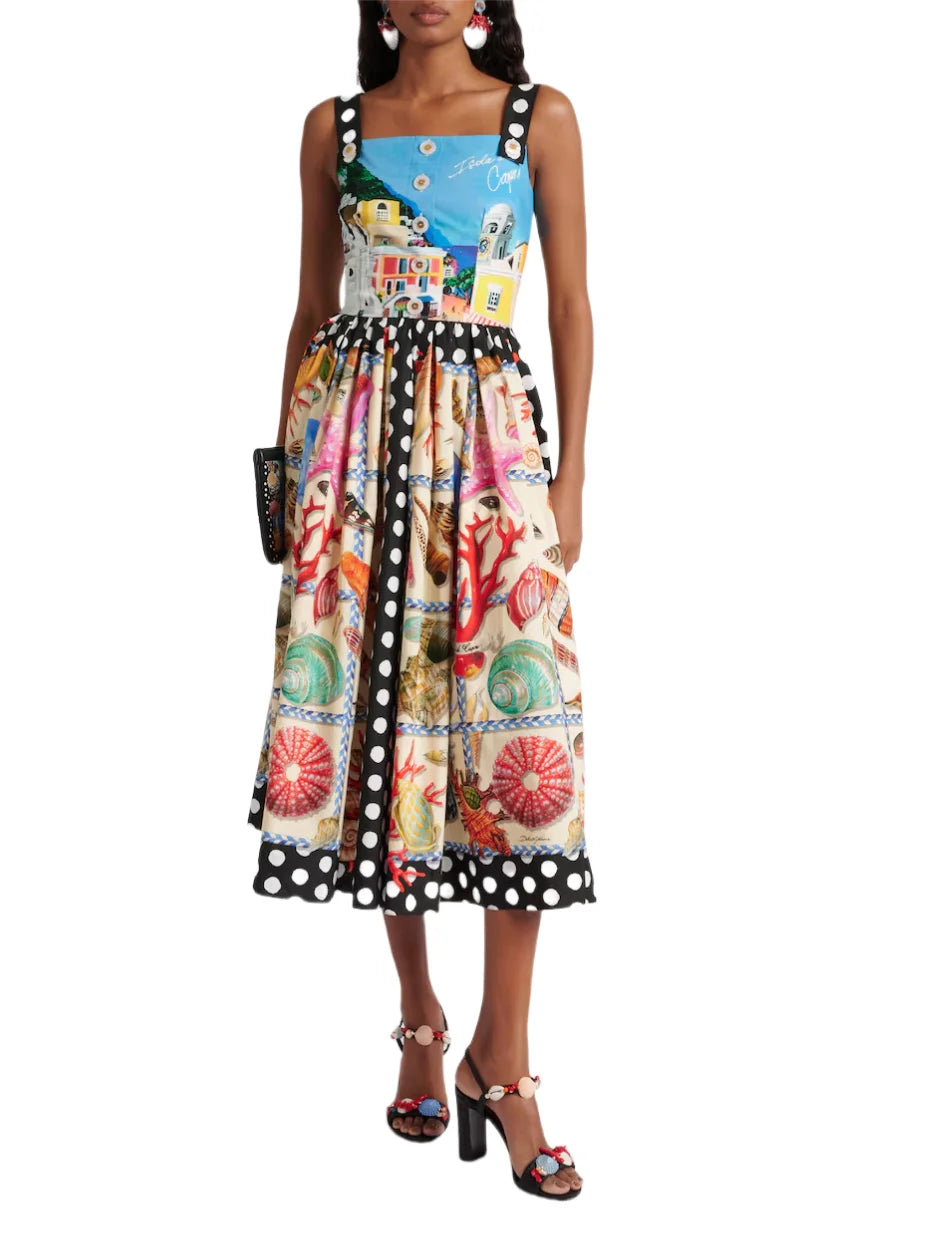 2025 Summer Print Dress