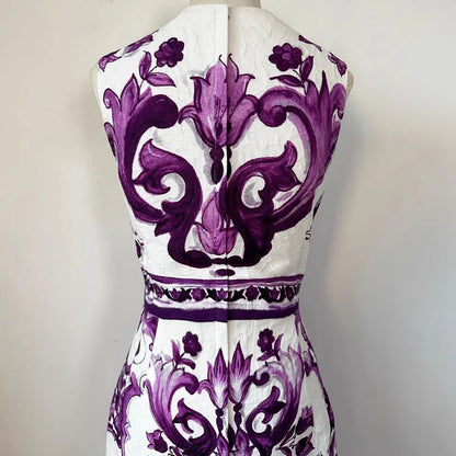 Purple Dolce ss25 dress