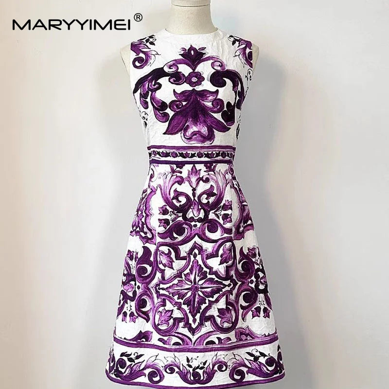 Purple Dolce ss25 dress