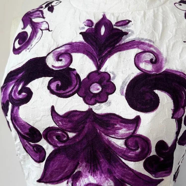 Purple Dolce ss25 dress